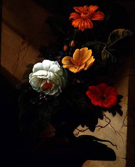 Still Life with flowers von Elias van den Broeck