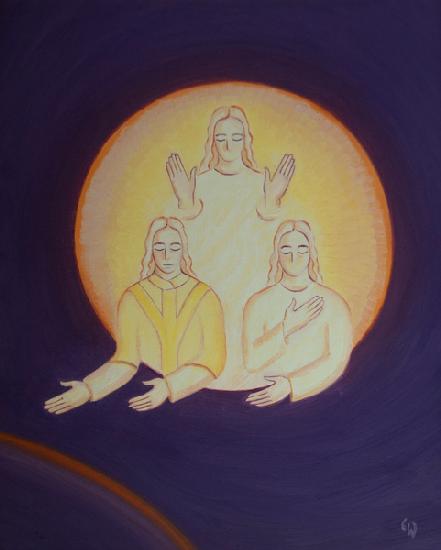 Christ asks how many of us on this earth below truly love the Persons of the Holy Trinity 2002