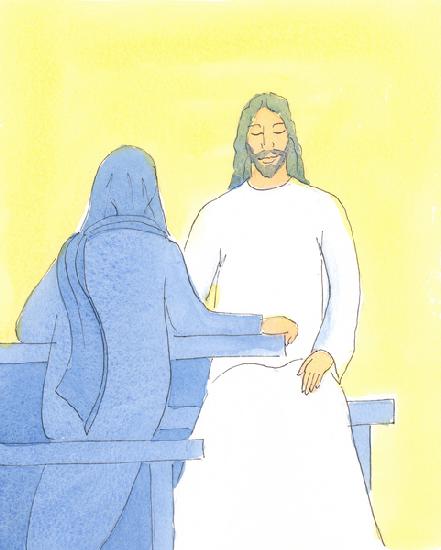 Jesus was made refreshed and joyful by sitting with His friends in Bethany, in a welcome silence 2004