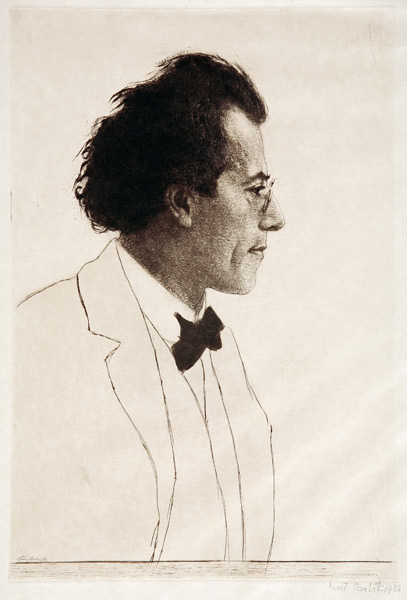 Gustav Mahler von Emil Orlik