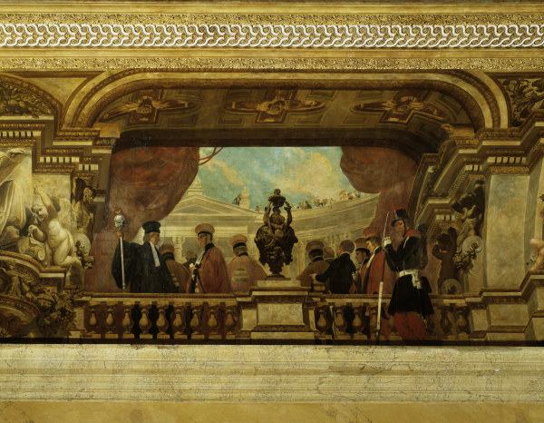 Paris / Assemblée Nationale / Painting von Emile Jean Horace Vernet