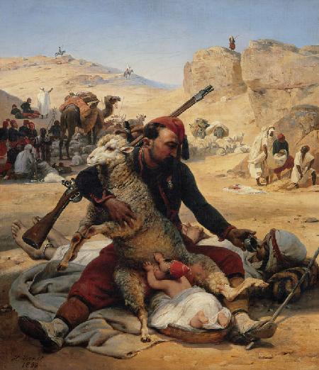 The Adopted Child in the Desert (L'enfant adopté dans le désert) 1848