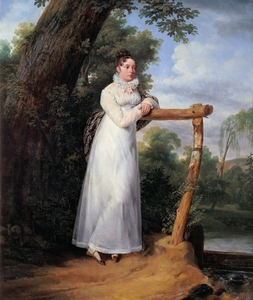 Madame Philippe Lenoir (1792-1874) von Emile Jean Horace Vernet