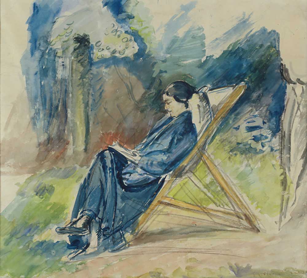 Femme au Chaise Longue, um 1935 von Achille Emile Othon Friesz