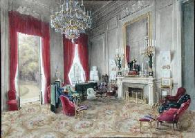 Drawing Room Interior at the Hotel Rainbeaux, Paris 1863  on