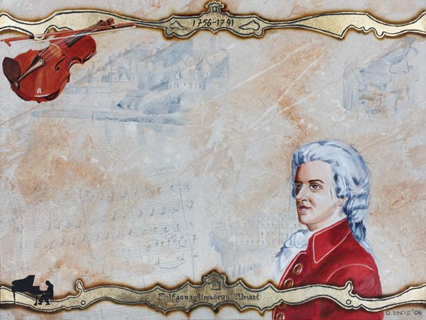 Mozart von Oliver Ende