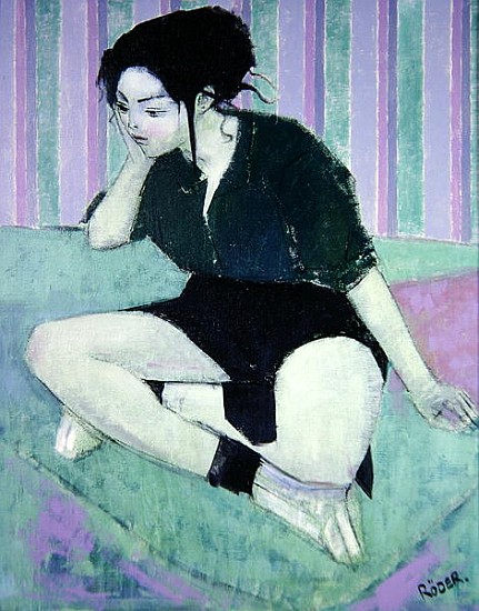 Liz (oil on canvas)  von Endre  Roder