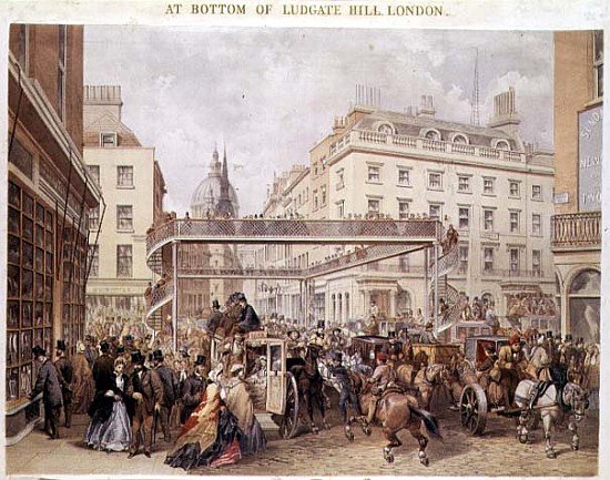 At the Bottom of Ludgate Hill, London, pub. and printed Kell Brothers, c.1860''s von English School