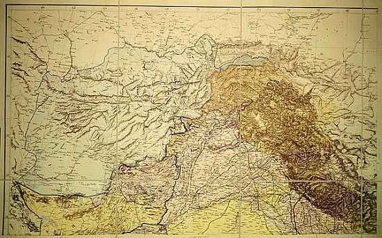 Map of Afghanistan von English School