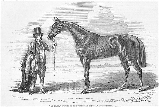 ''My Mary'', winner of the Yorkshire Handicap at Doncaster, from ''The Illustrated London News'', 4t von English School