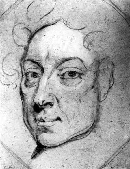 Portrait of Alexander Pope (1688-1744) von English School