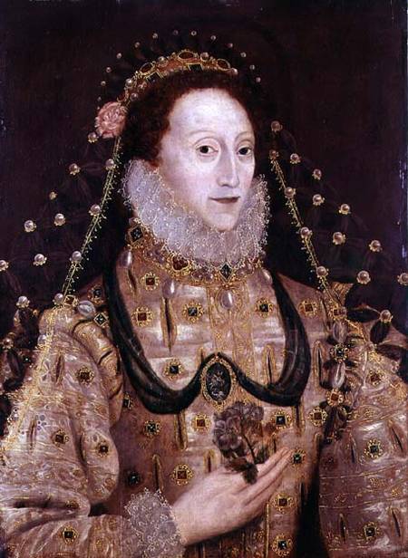 Portrait of Elizabeth I (1533-1603) von English School