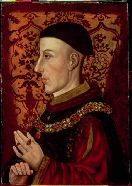 Portrait of Henry V (1387-1422) von English School