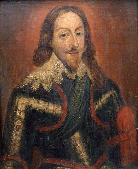 Portrait of King Charles I (panel) von English School