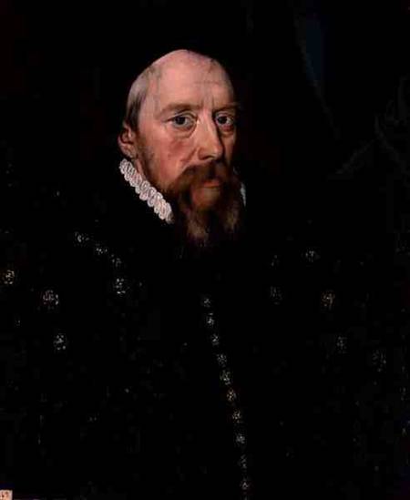 Portrait of William Cecil von English School