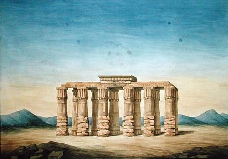 Ruins of the Temple of Hermopolis von English School