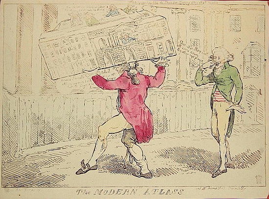 The Modern Atlass, published by S.W. Fores, 1791 von English School