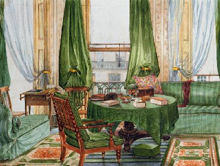 Interior View of a Drawing Room in Brighton c.1845