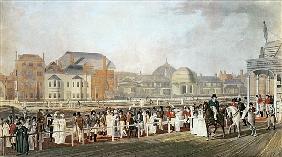 Brighton: The Old Pavilion and Steyne ; engraved by Charles Richards