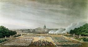 Ceremony of the Te Deum the Allied Armies in Louis XV Square, Paris, on 10th April 1814