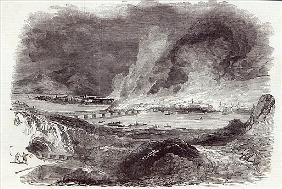Great Fire at Pittsburgh, from The Illustrated London News, 17th May 1845