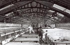 Interior of a Cotton Mill
