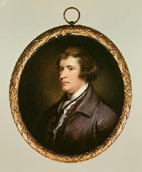 Miniature of Edmund Burke, 1795 (w/c on card)