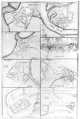 Plans of the principle Towers, Forts and Harbours in Ireland