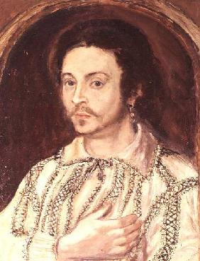 Portrait of Nathan Field (1587-c.1634), Elizabethan actor 17th centu