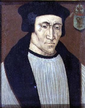 Portrait of Richard Foxe or Fox (c.1448-1528) Bishop of Winchester, Lord Privy Seal to Henry VII and 1530s
