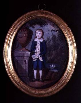 Portrait of Thomas Carpenter with a Bird's Nest Next to an Urn 1778