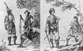 Scottish Soldiers of the Highlands and An Highland Officer and Serjeant