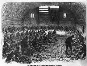The Labour Yard of the Bethnal Green Employment Association, from ''The Illustrated London News''