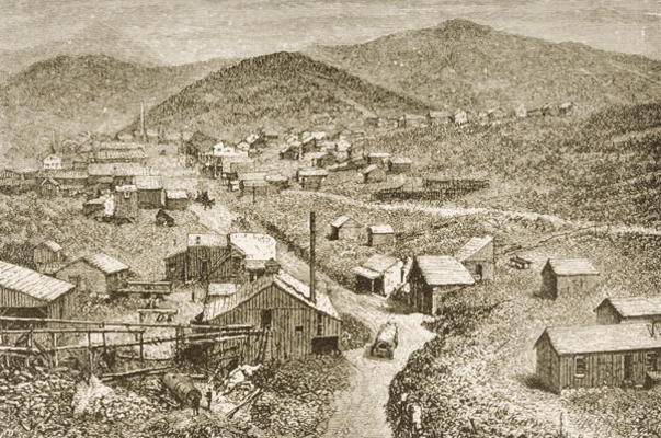 Silver City, Nevada, c.1870, from 'American Pictures', published by The Religious Tract Society, 187 von English School, (19th century)
