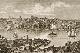 Baltimore, in c.1870, from 'American Pictures' published by the Religious Tract Society, 1876 (engra 1922
