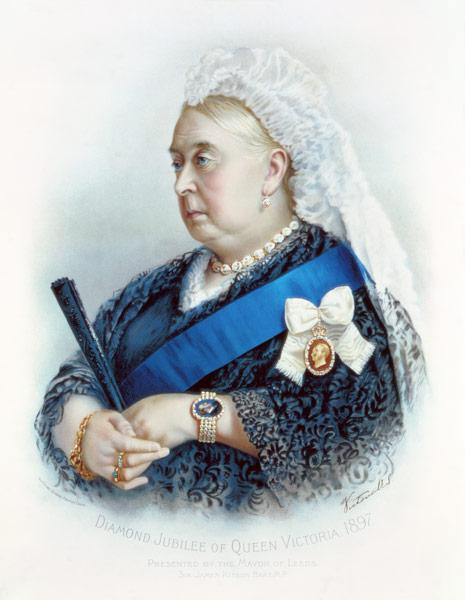 Diamond Jubilee of Queen Victoria (1819-1901) 1897 (coloured print)