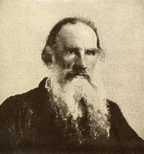 Lev Tolstoy (1828-1910) (b/w photo)