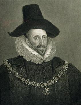 Portrait of Henry Howard (1540-1614), from 'Lodge's British Portraits', 1823 (litho) 1894