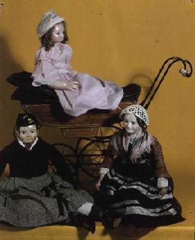Victorian dolls, Rosa Mary, Sandy and the Nurse 19th