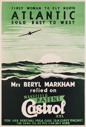 Poster advertising 'Castrol' oil c.1938
