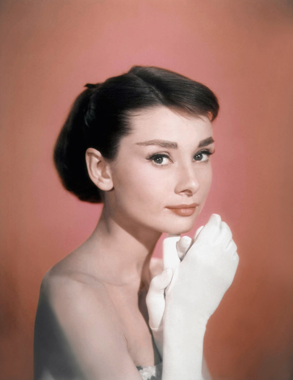 Portrait von Audrey Hepburn als Sabrina von English Celebrities Photographer