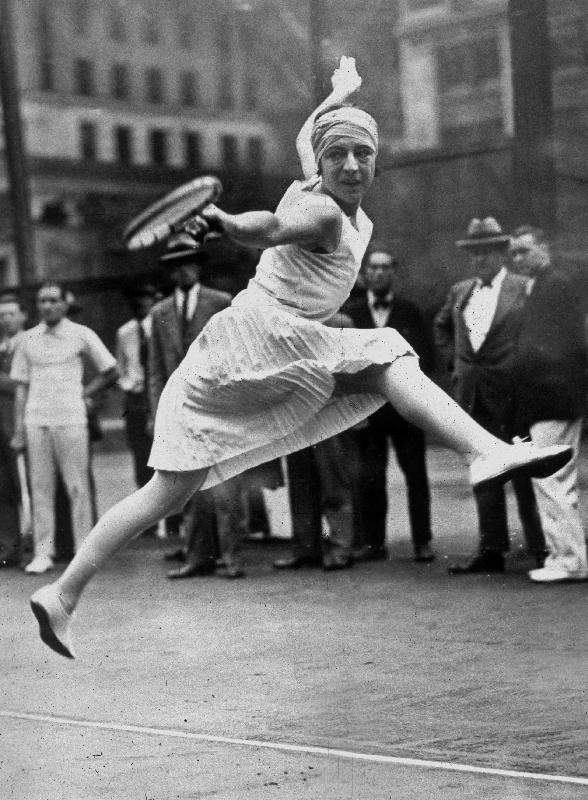 French tenniswoman Suzanne Lenglen here in New York von English Celebrities Photographer
