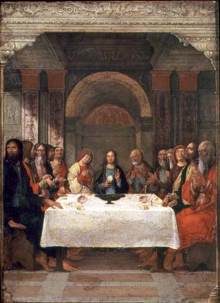 The Institution of the Eucharist von Ercole de Roberti