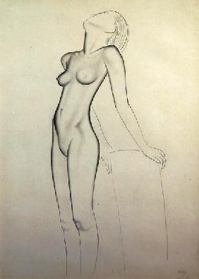 Nude, 1927 (pencil on paper) 
