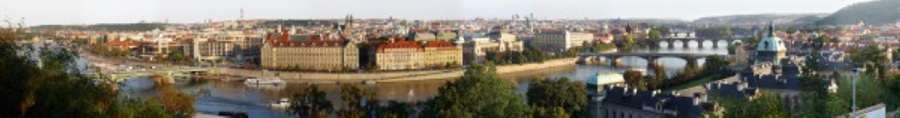 Prag Panorama von Erich Teister