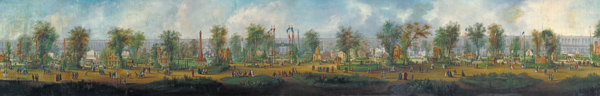 Panoramic View of the Exhibition of 1855 von Ernest Lami de Nozan