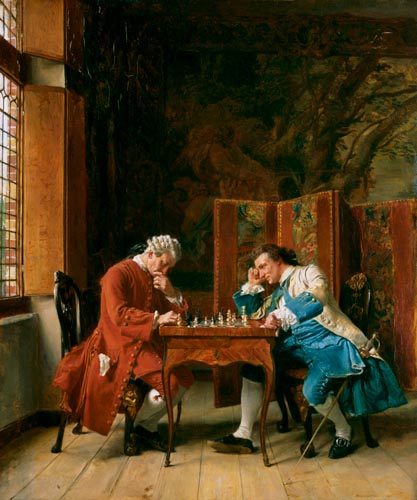 The Chess Players von Ernest Meissonier