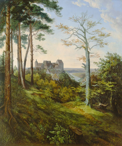Schloss Colditz. von Ernst Ferdinand Oehme