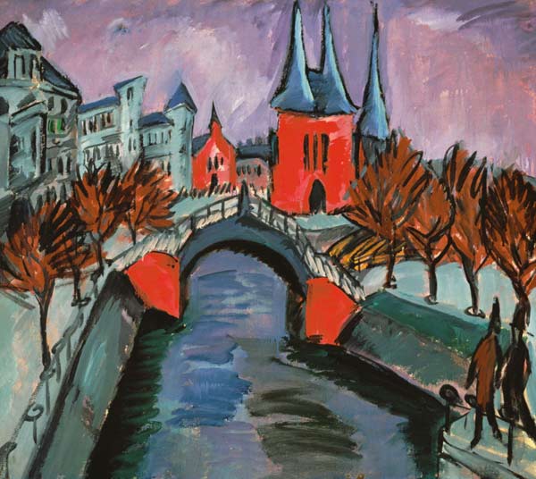 Rotes Elisabeth-Ufer von Ernst Ludwig Kirchner