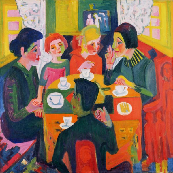 Kaffeetisch von Ernst Ludwig Kirchner